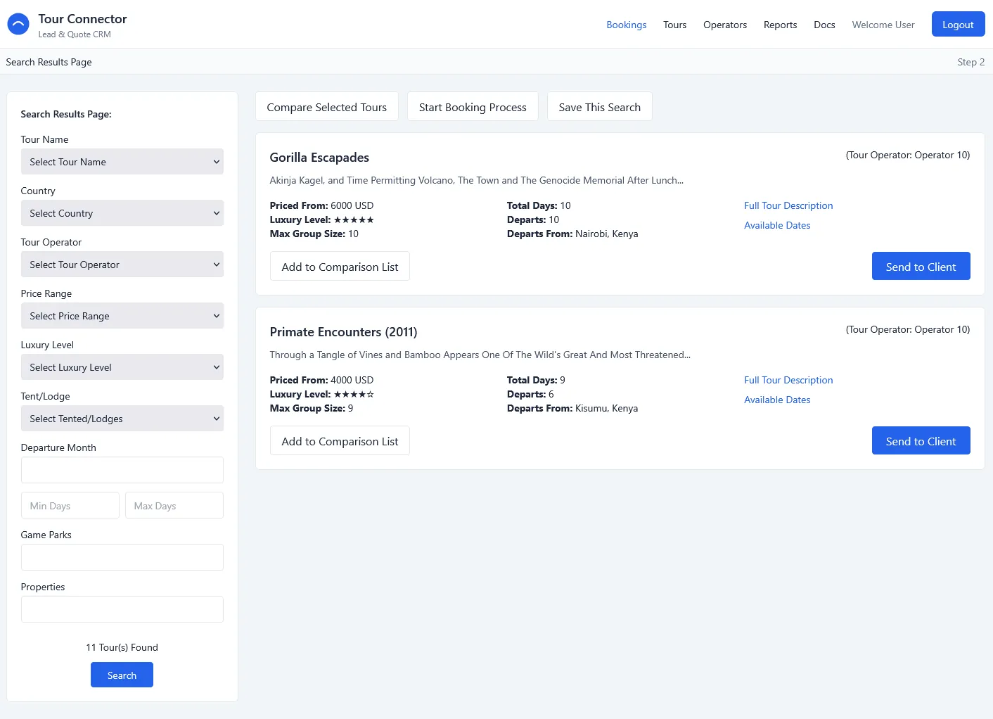 Tour Planner & Proposal Management System - Travel CRM built with Laravel, Spatie, Breeze, PDF Generation, MySQL, jQuery, Email Automation